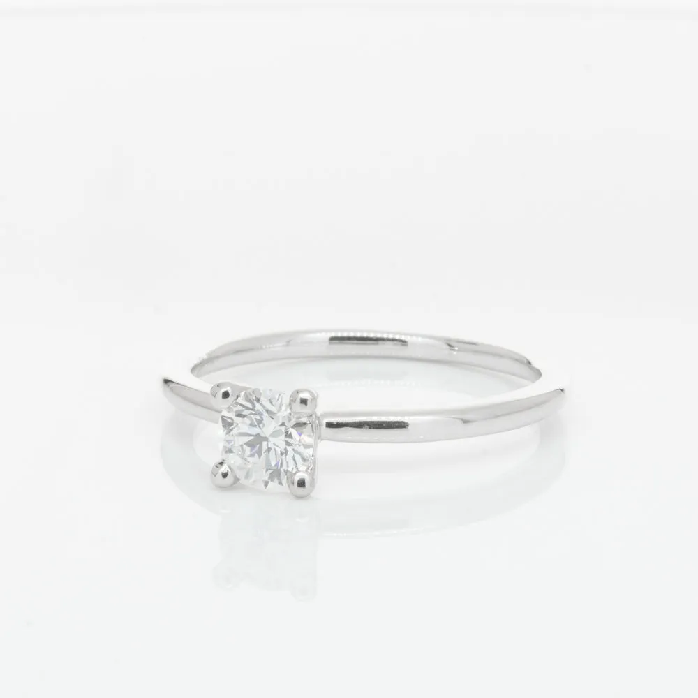 18ct White Gold .40ct Diamond Melba Ring