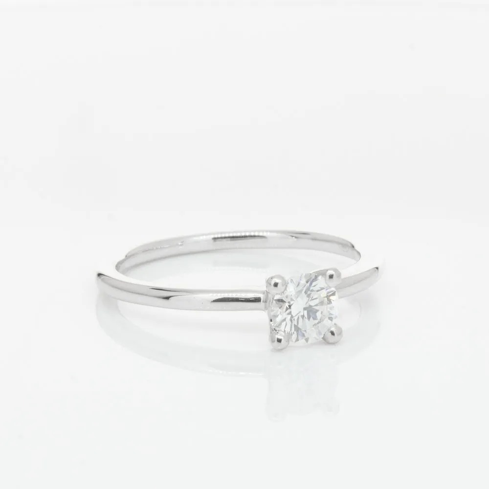 18ct White Gold .40ct Diamond Melba Ring