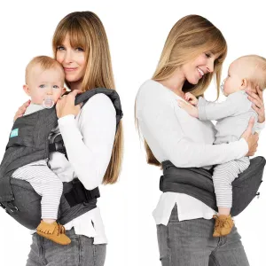 2-in-1 Baby Carrier   Hip Seat - Gray