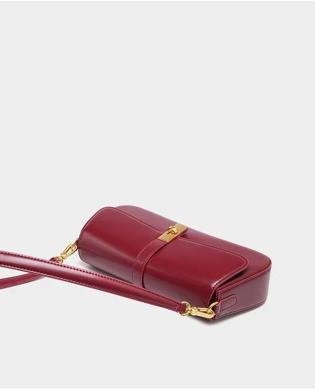 2024 small crossbody bag 2517 wine red