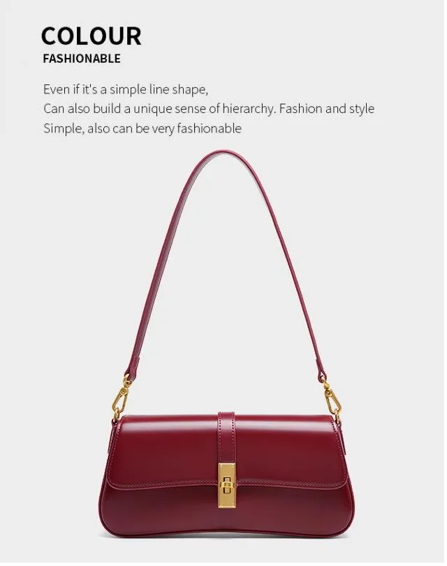 2024 small crossbody bag 2517 wine red