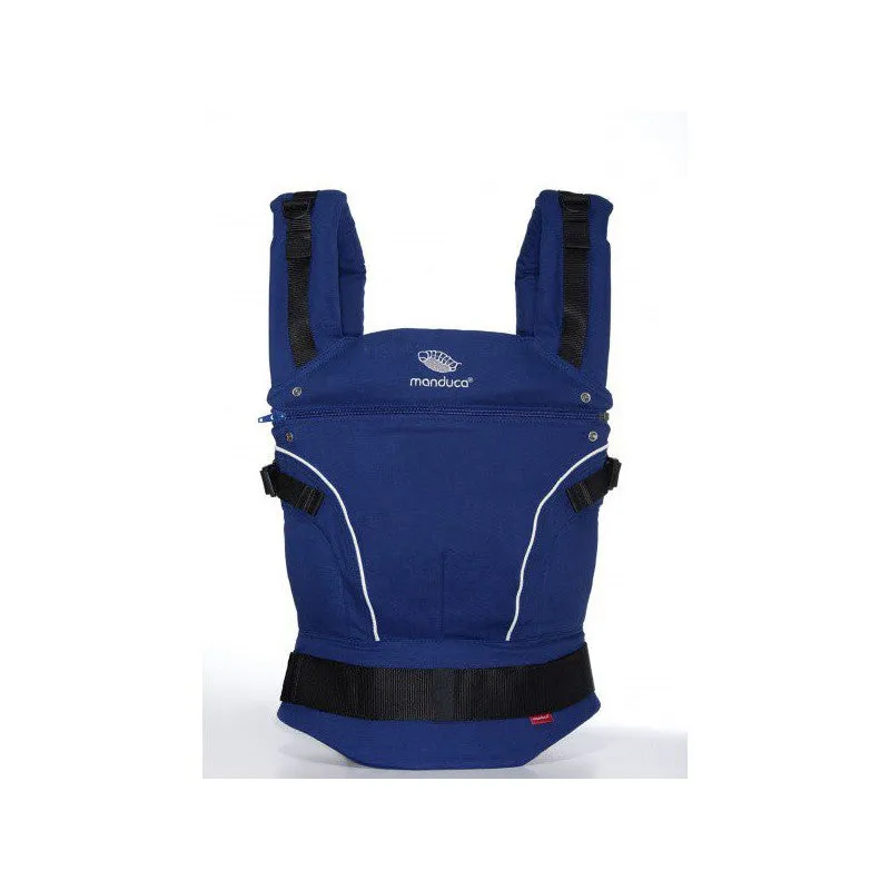 [3 Years Local Warranty] Manduca Pure Cotton Baby Carrier - Royal Blue