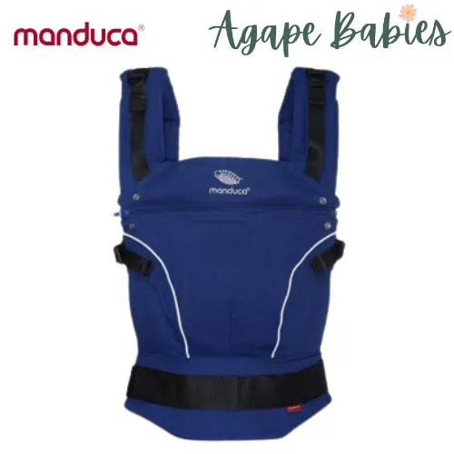 [3 Years Local Warranty] Manduca Pure Cotton Baby Carrier - Royal Blue