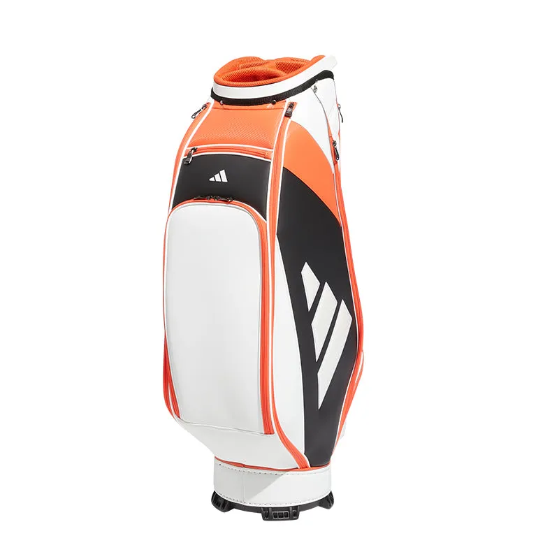 ADIDAS 9.5" Tour Cart Bag (White/Red/Black)