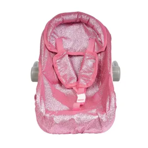 Adora Baby Doll Car Seat Carrier - Pink Glam Glitter