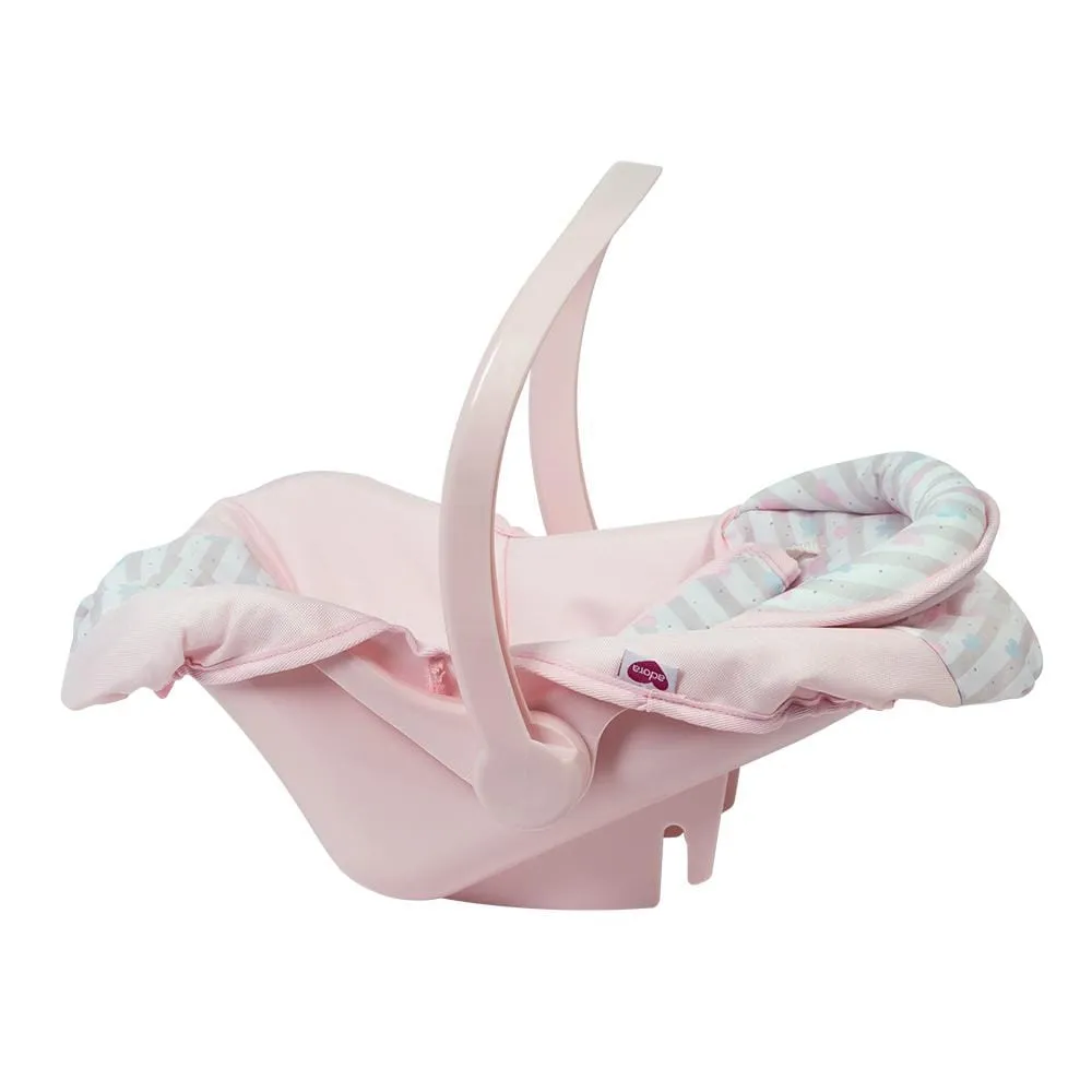 Adora Charisma Baby Doll Pink Car Seat