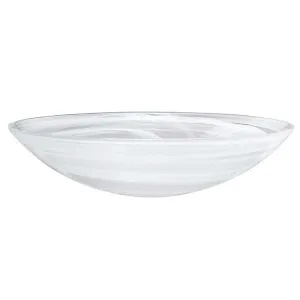 Alabaster White Serving Bowl