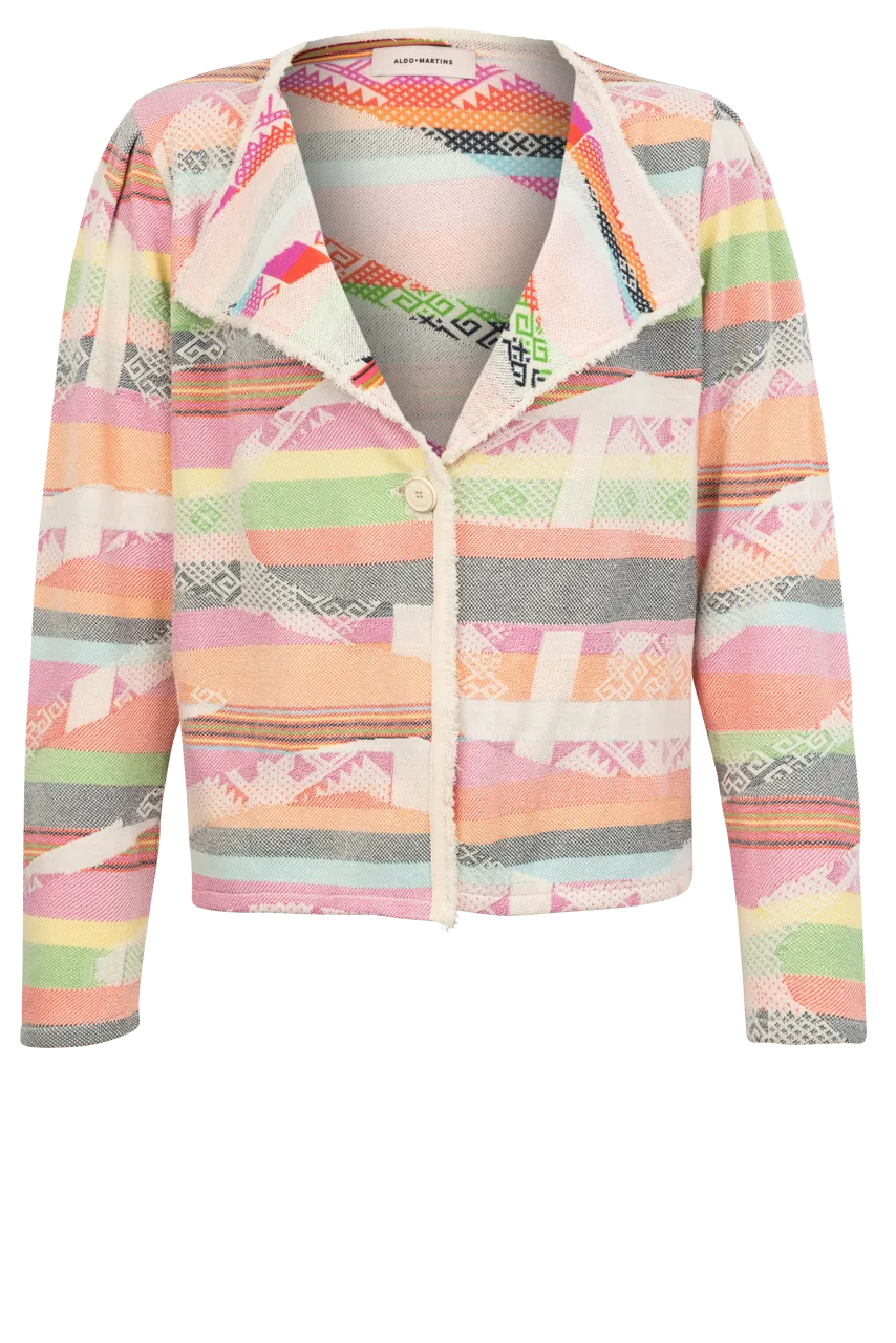 Aldo Martins Multi-Colored Cardigan Top