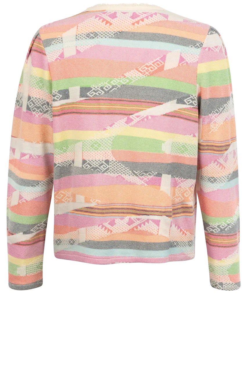 Aldo Martins Multi-Colored Cardigan Top