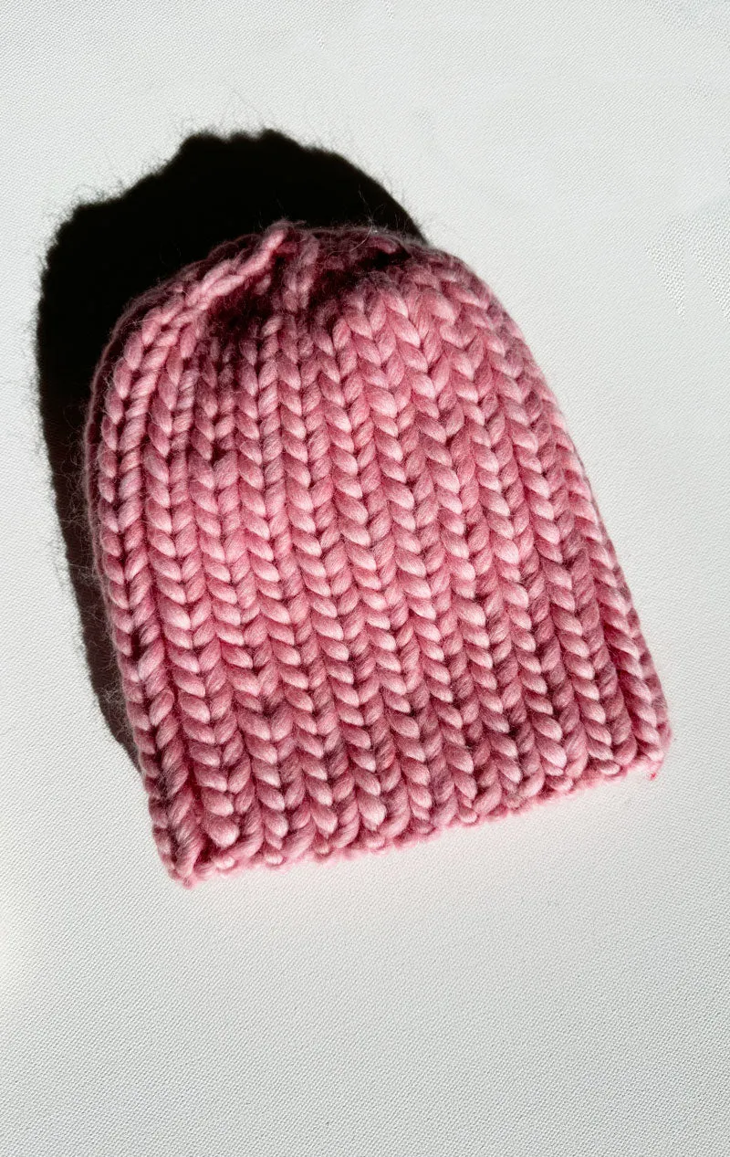 An amazing hand knit hat -made in Brooklyn