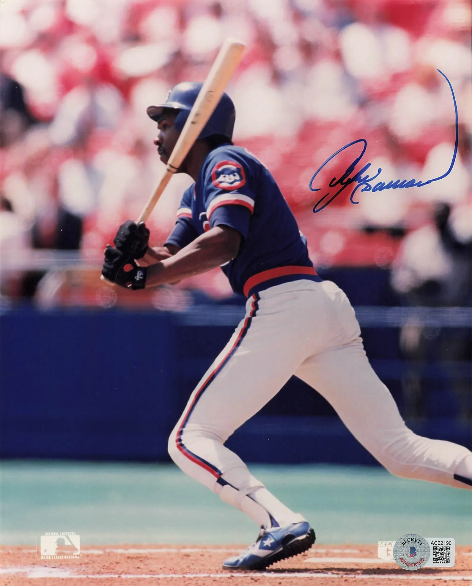 Andre Dawson Signed 8x10 Photo Chicago Cubs (BAS AC02190)