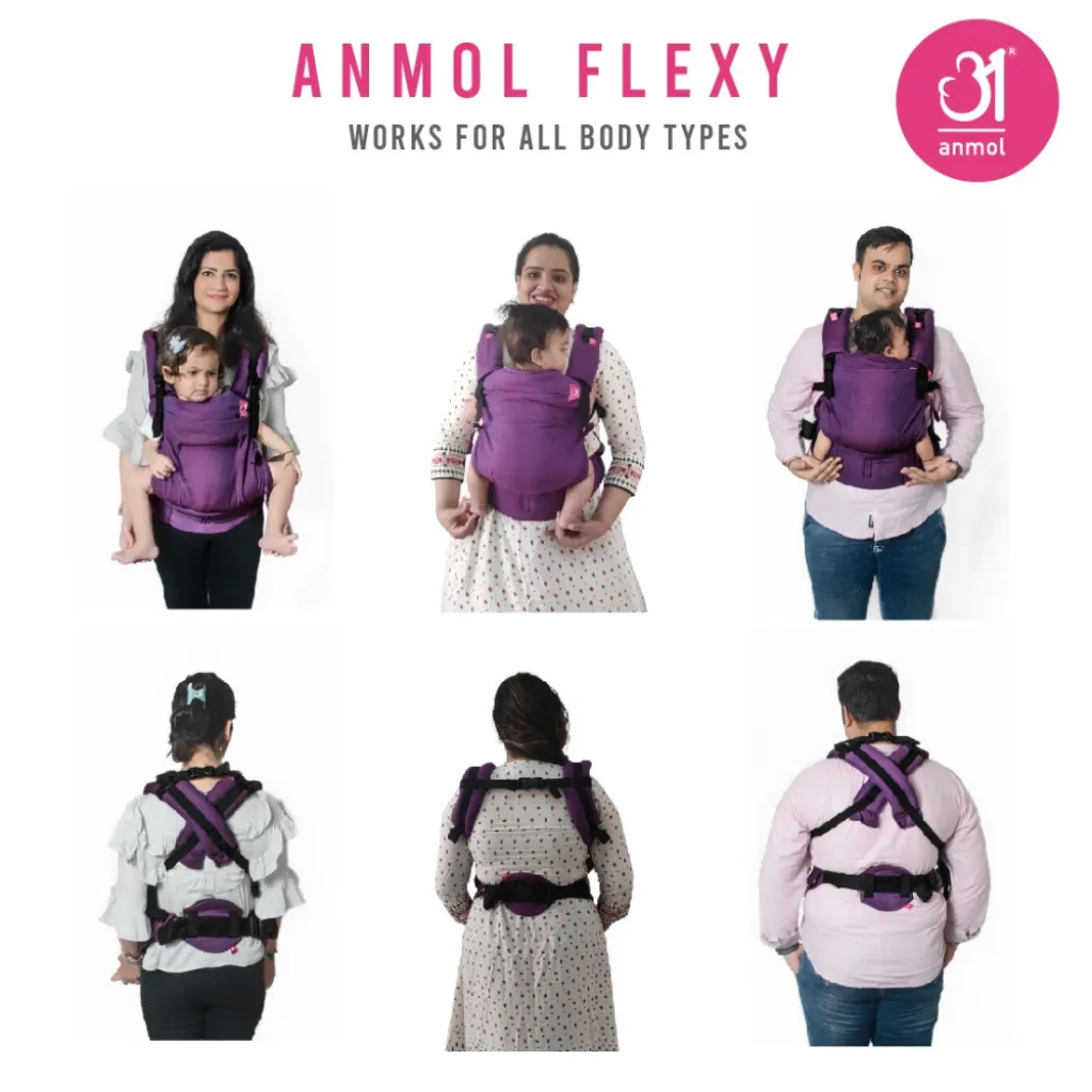 Anmol Baby Ergonomic Baby Carrier- Flexy