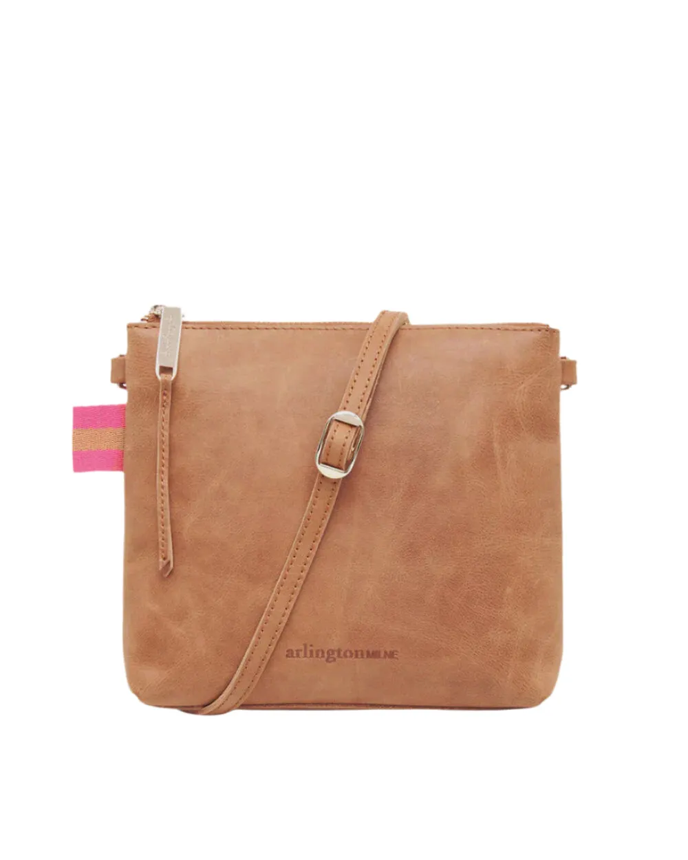 ARLINGTON MILNE ALEXIS CROSSBODY-ARLINGTON MILNE ALEXIS CROSSBODY VINTAGE TAN