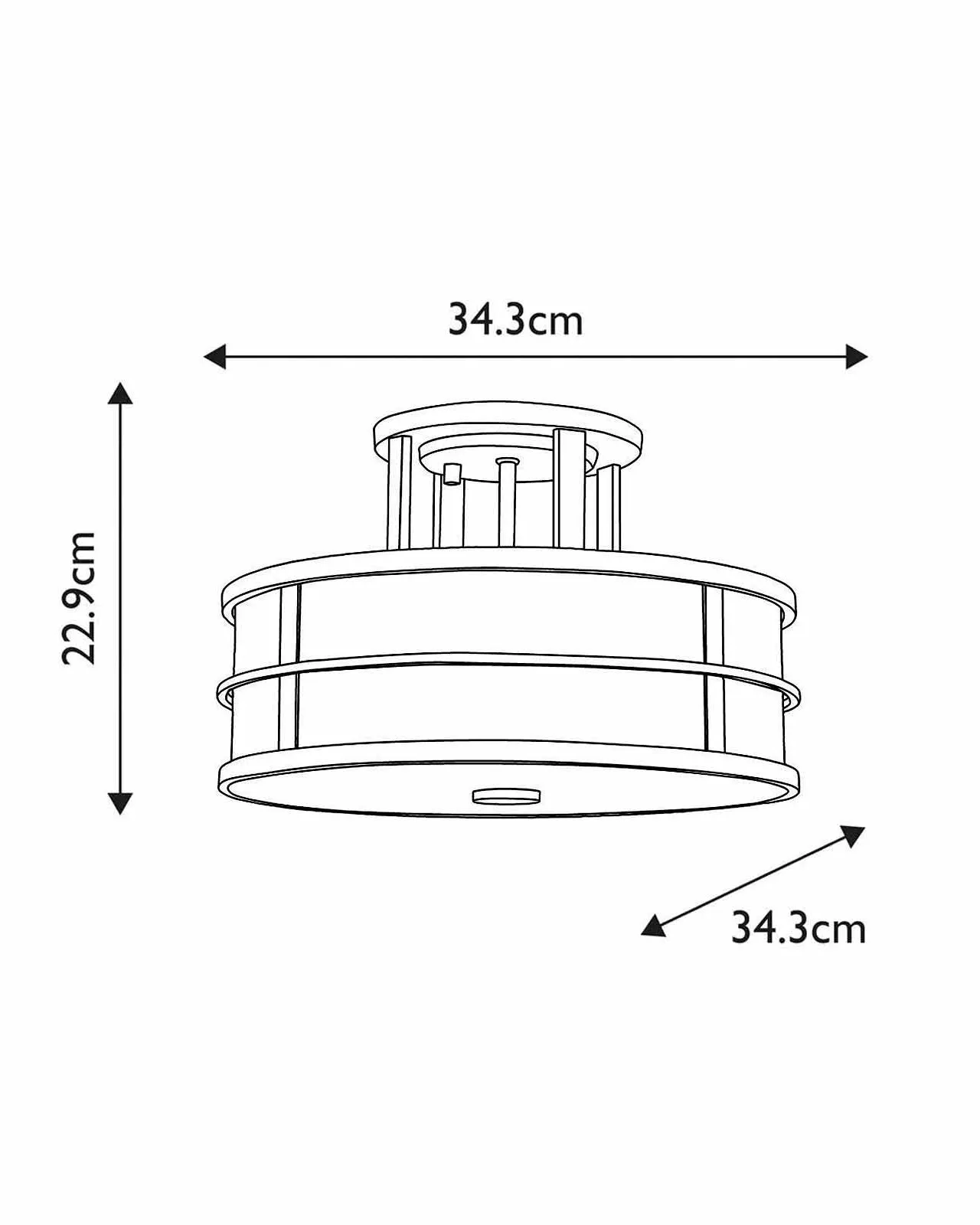 Art Deco Glass Ceiling Light