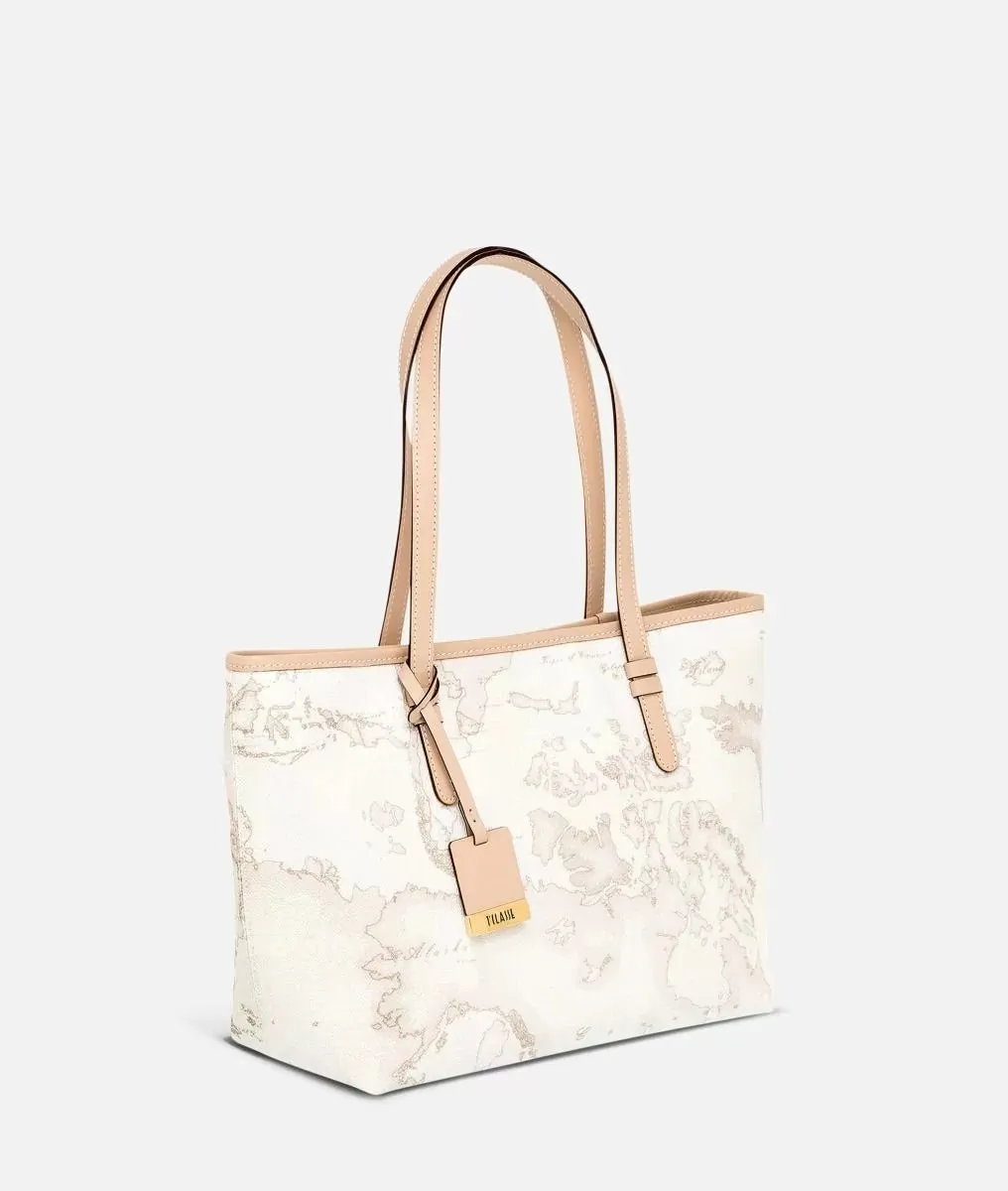 Art.C D004 6188 Geo White Borsa shopping media