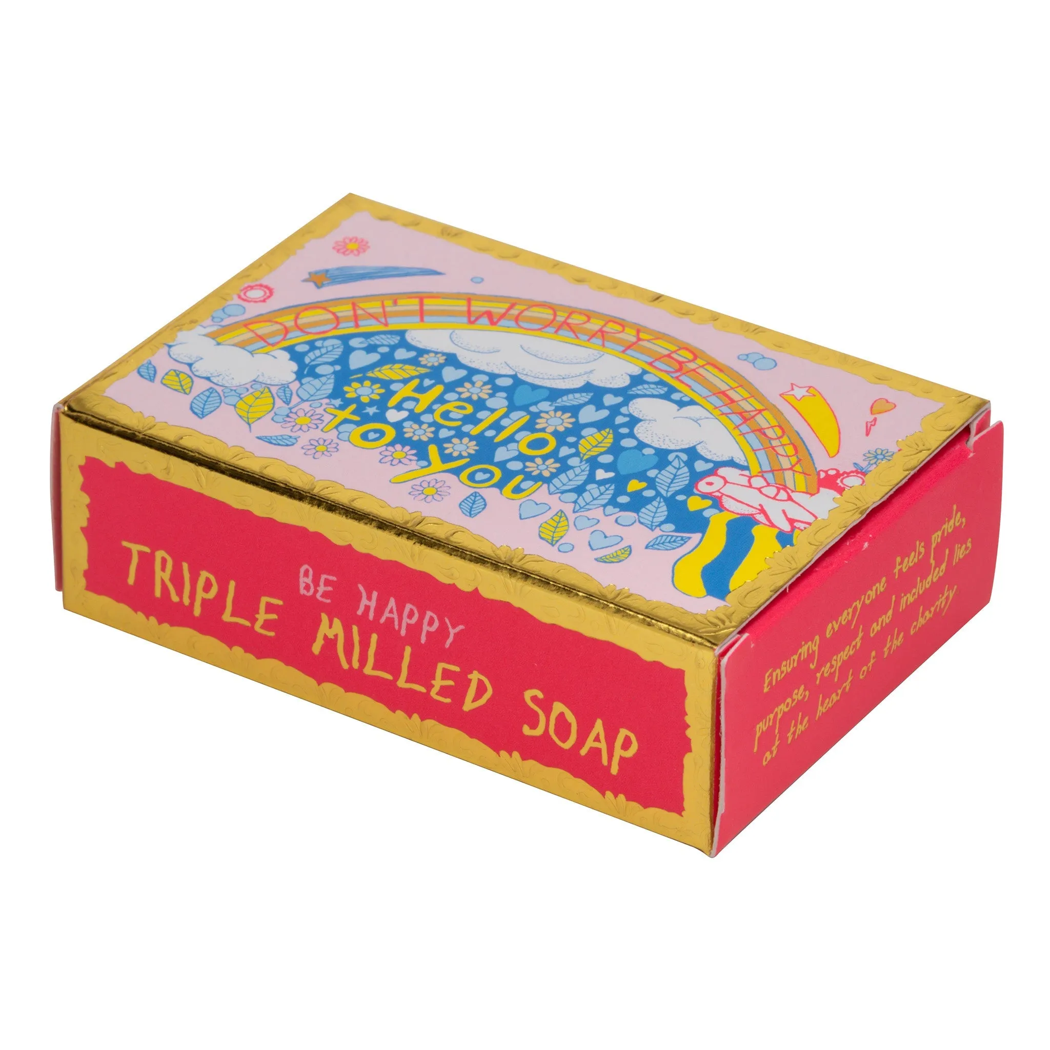 Arthouse Unlimited Be Happy, Triple Milled Plant Based Soap