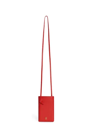 Aya Phone Crossbody in Dark Chili