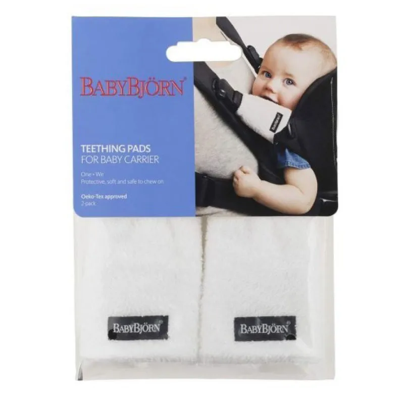 Baby Carrier Teething Pads (2 pack) - White