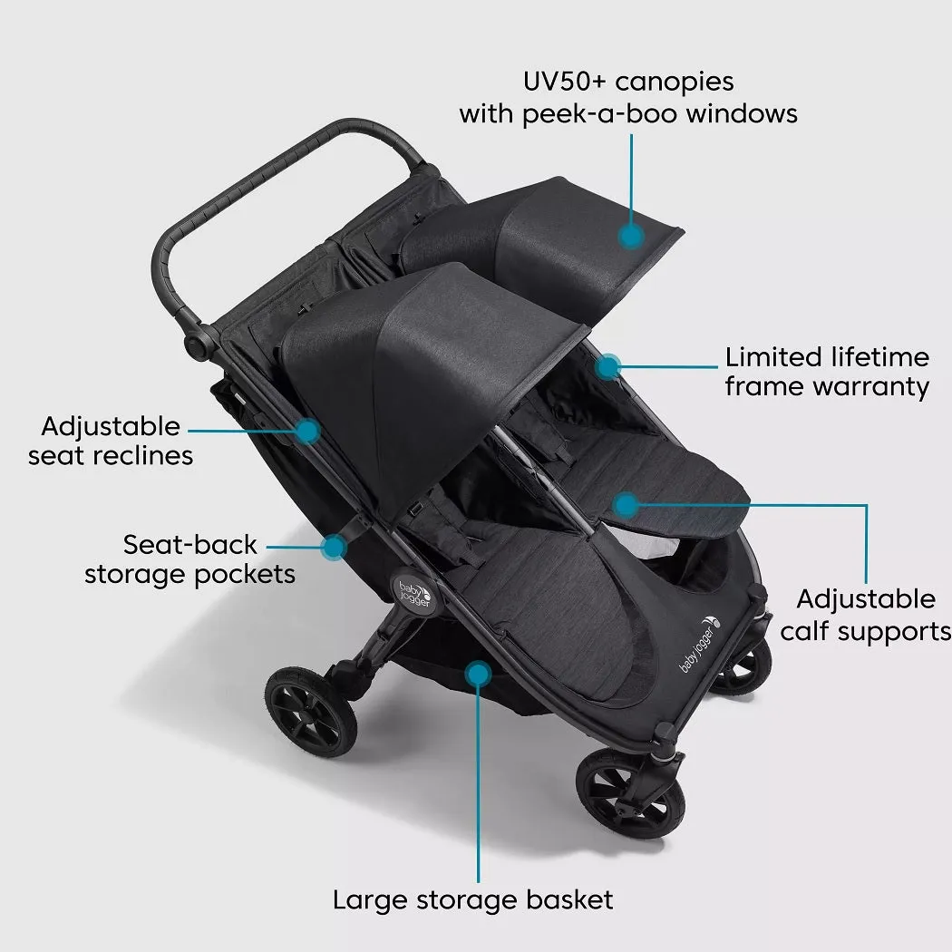 Baby Jogger City Mini GT2 Double (Opulent Black)