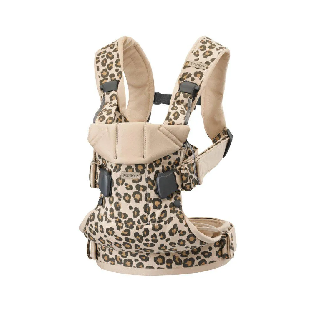 BabyBjorn One Baby Carrier - Beige   Leopard Cotton