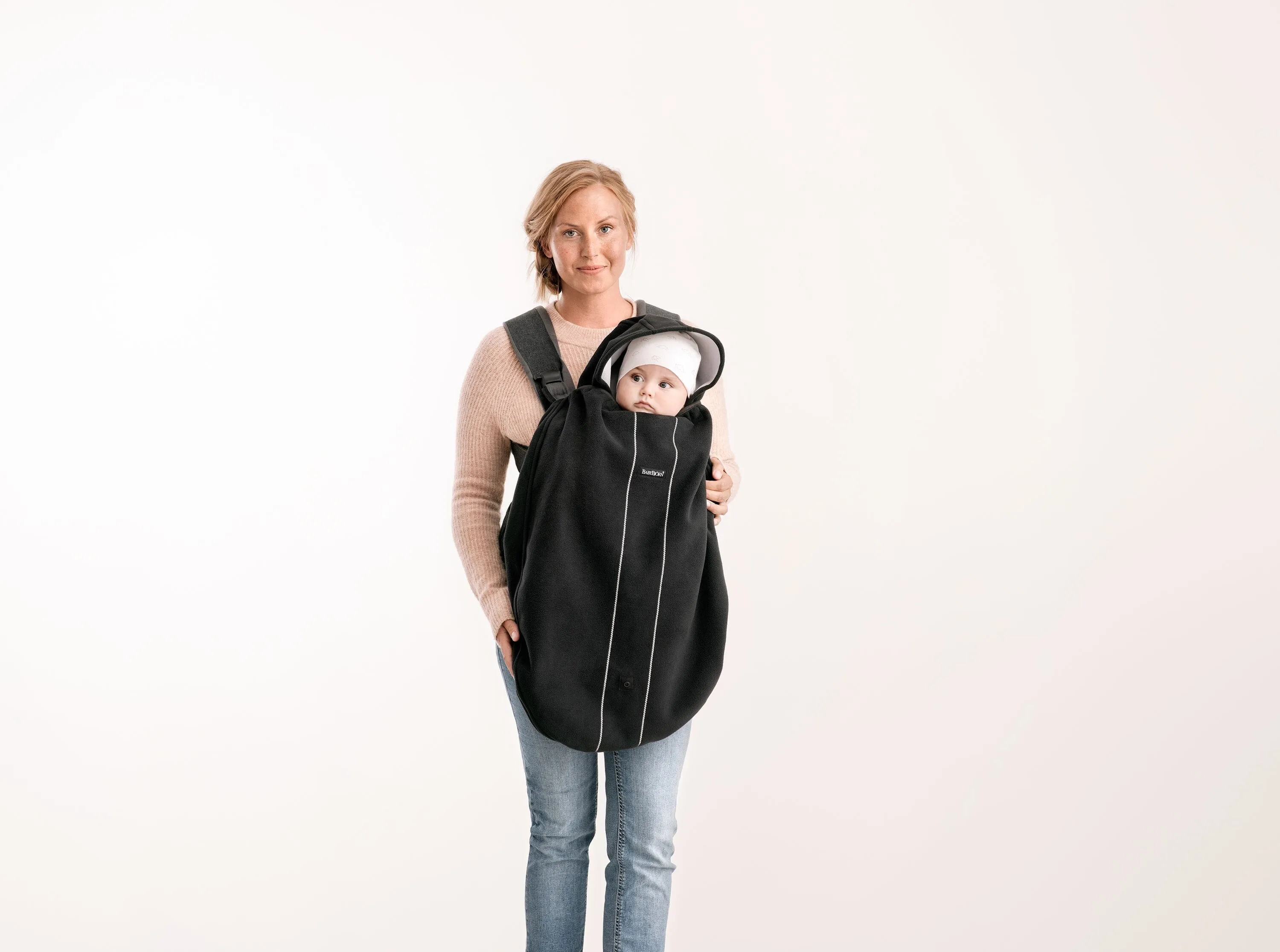 BabyBjörn Baby Carrier Free and Carrier Cover Bundle