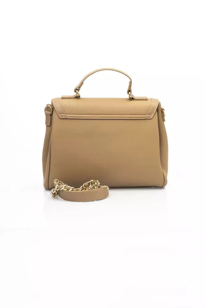 Baldinini Trend Beige Polyurethane Handbag