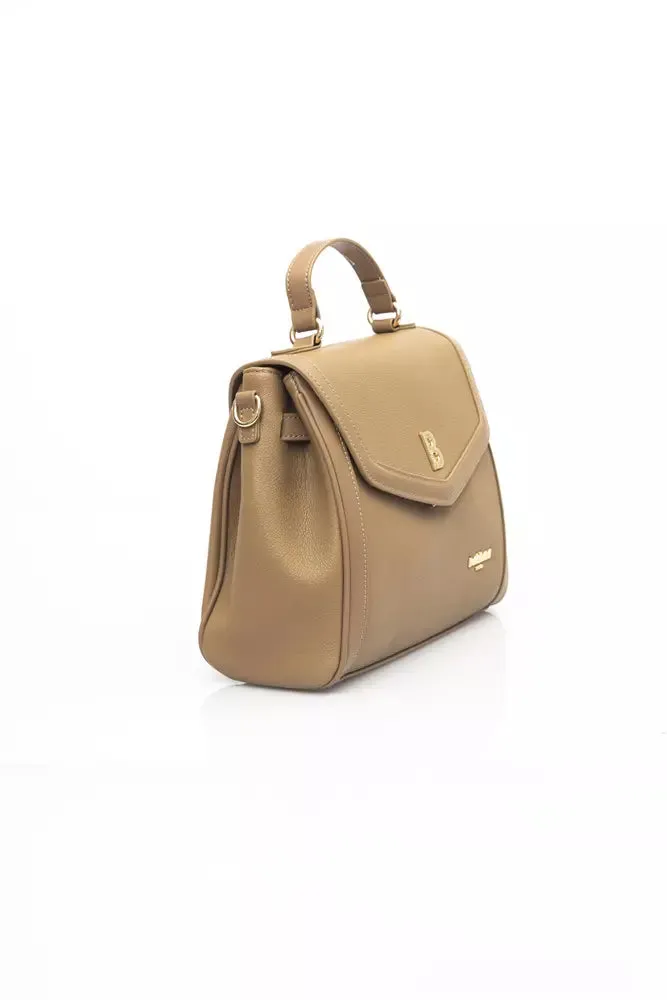 Baldinini Trend Beige Polyurethane Handbag