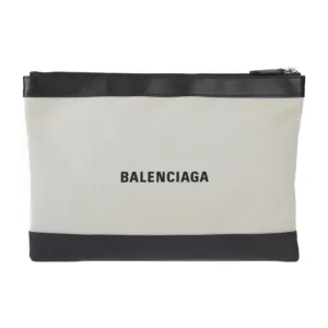 Balenciaga Navy pouch Black Leather Bag