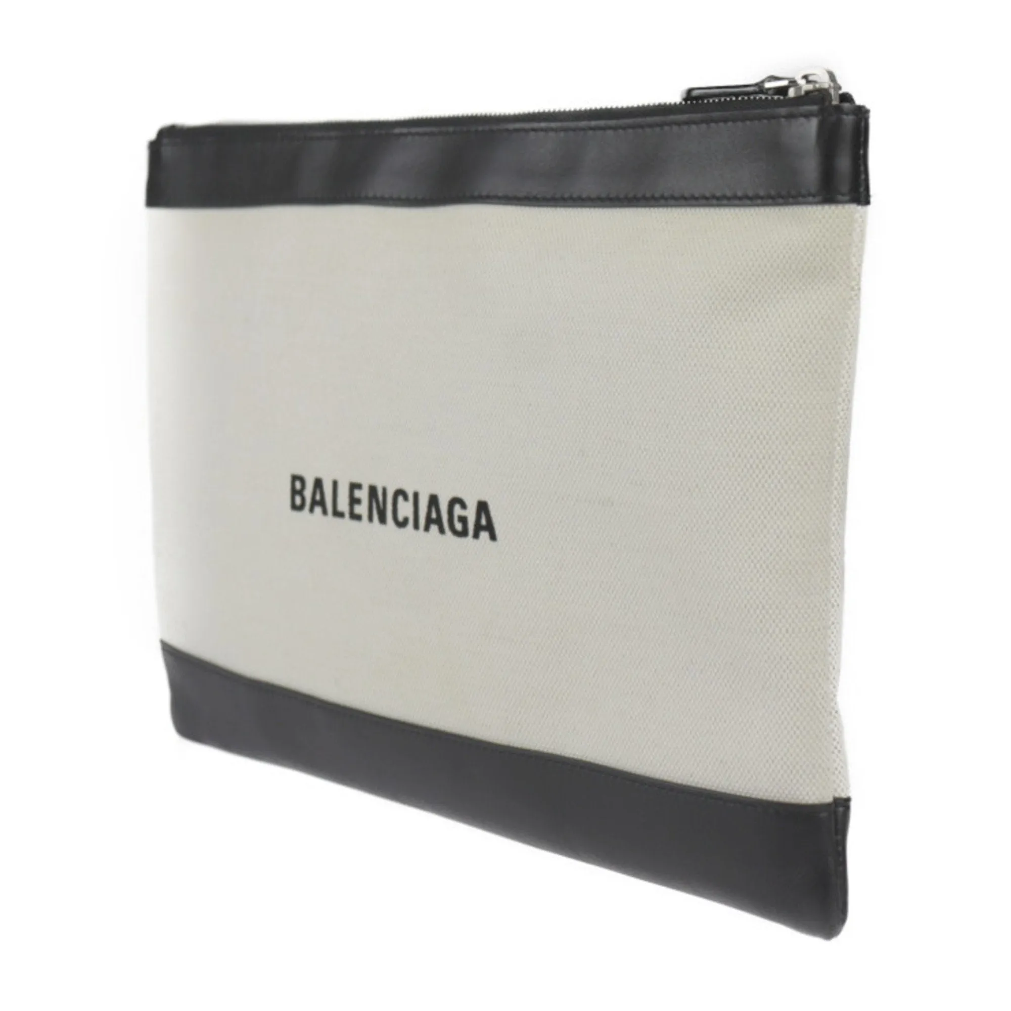 Balenciaga Navy pouch Black Leather Bag