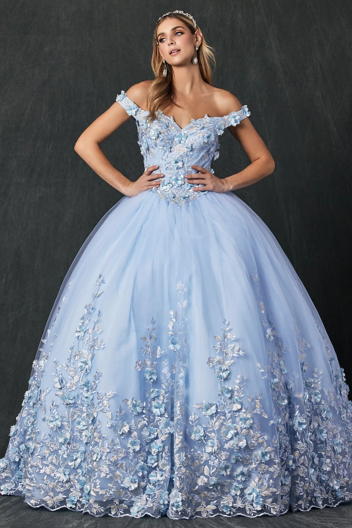 Beaded Gorgeous Ball Gown JT1434