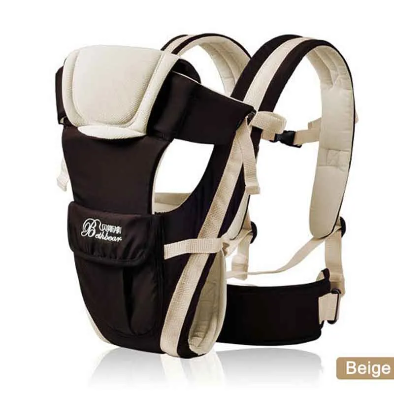 Beth Bear 0-30 Months Breathable Front Facing Baby Carrier 4 in 1 Infant Comfortable Sling Backpack Pouch Wrap Baby Kangaroo New