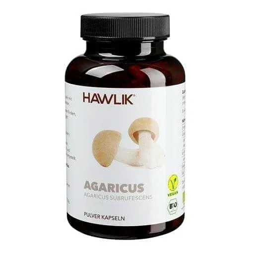 BIO AGARICUS powder capsules, dried mushrooms, dried mushroom