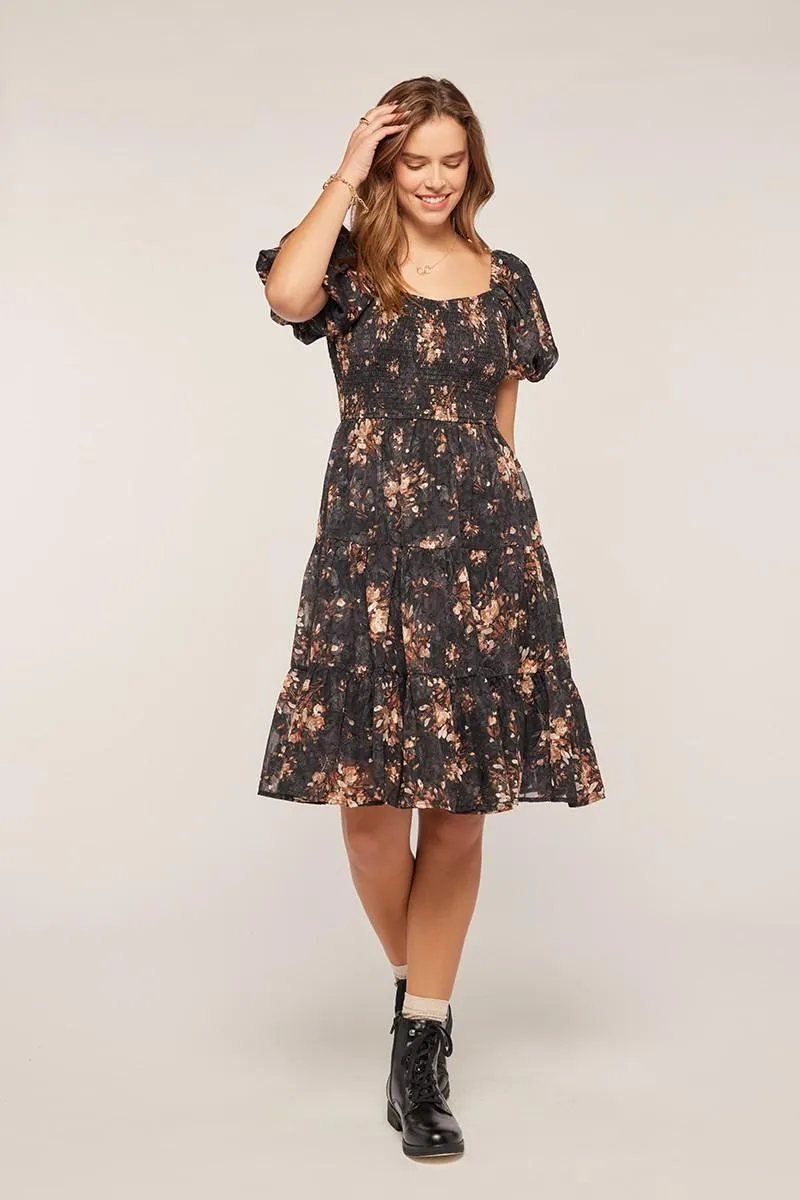 Black Chiffon Dress