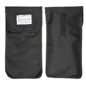 Black Folding Cane Pouch Bag: Compact & Portable Storage