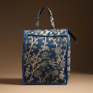 Blue - Handcrafted Cotton Shopping Bag 08