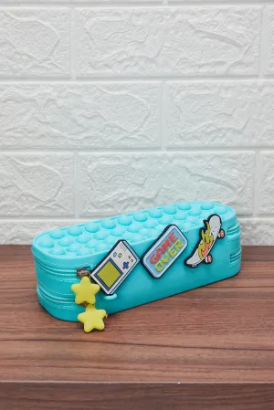 Blue Skater Pencil Case