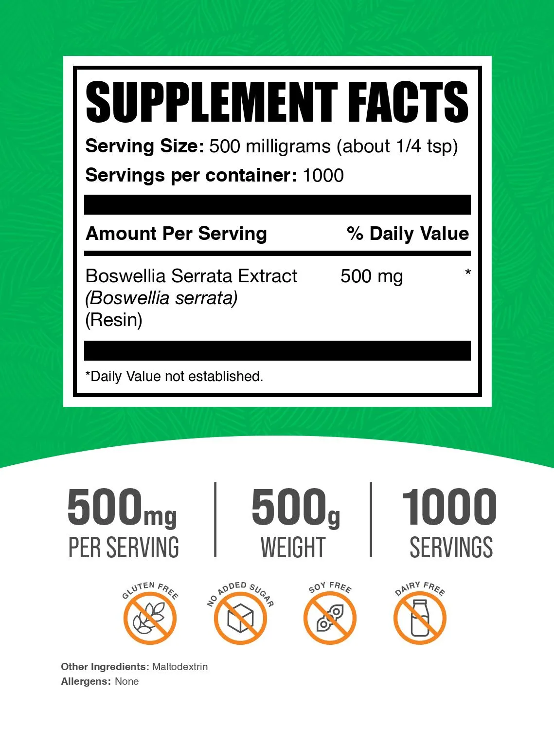 Boswellia Serrata Extract Powder