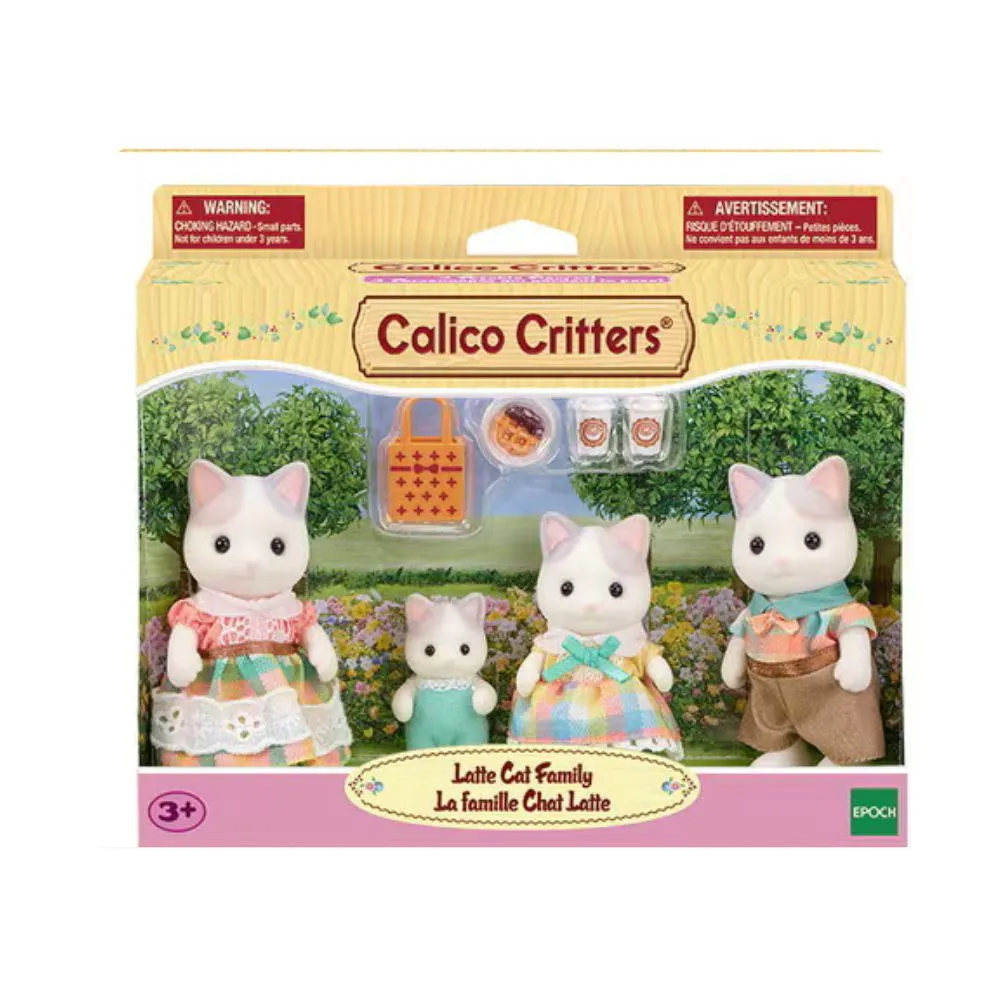 Calico Critters Latte Cat Family