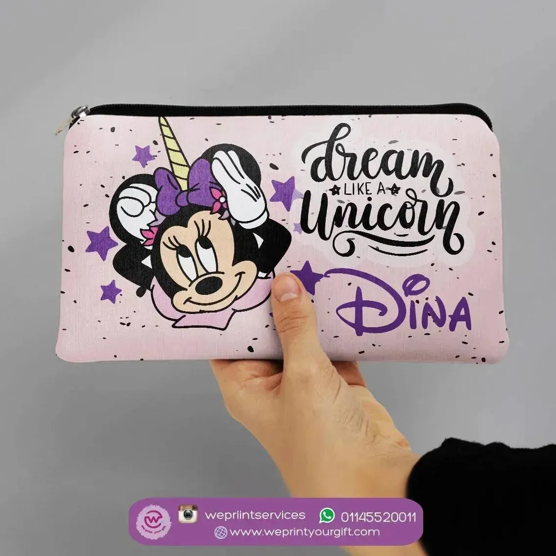 Canvas - Pencil Case - Minnie Mouse