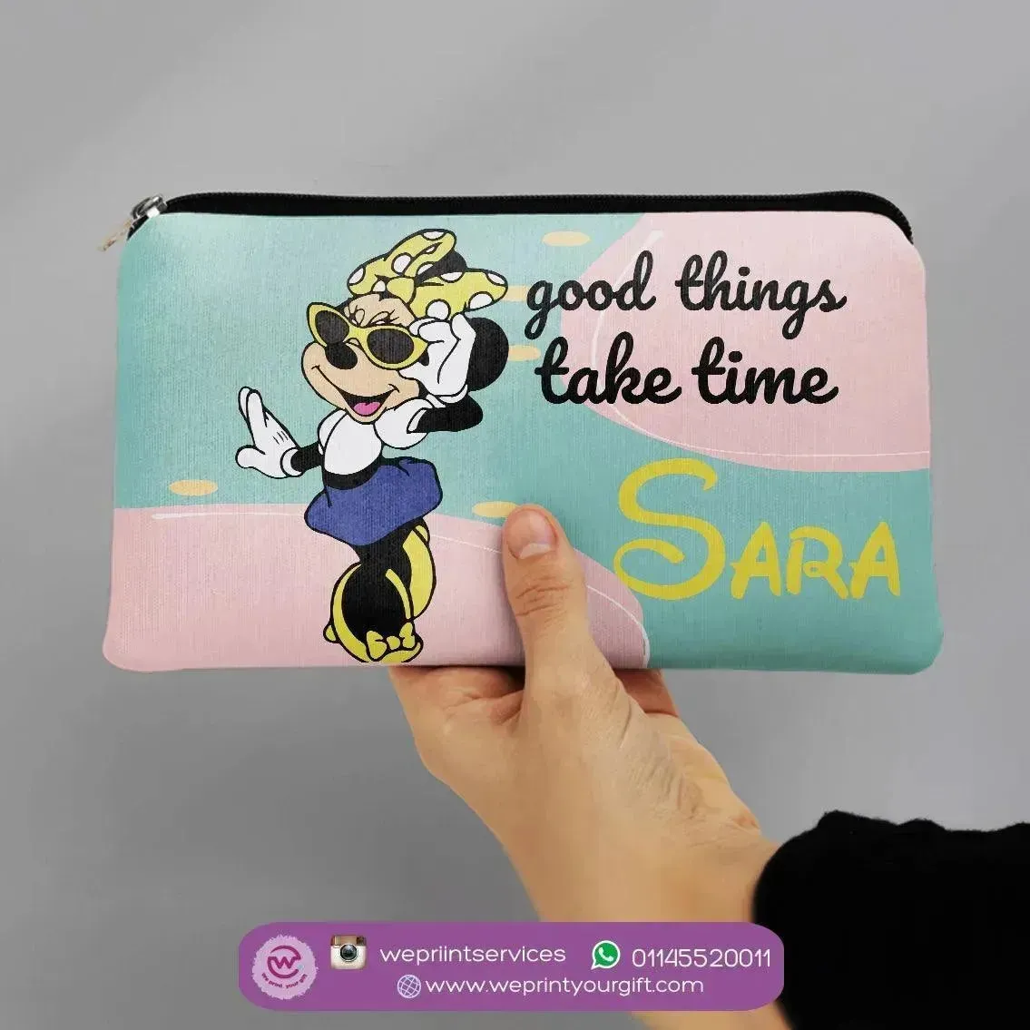 Canvas - Pencil Case - Minnie Mouse