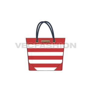 Canvas Tote Bag Vector Templates