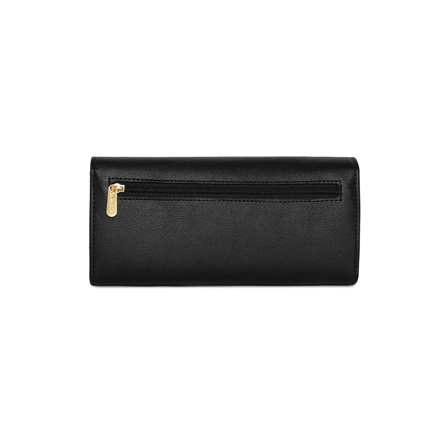 Caprese Ariana Flap Wallet Medium Black