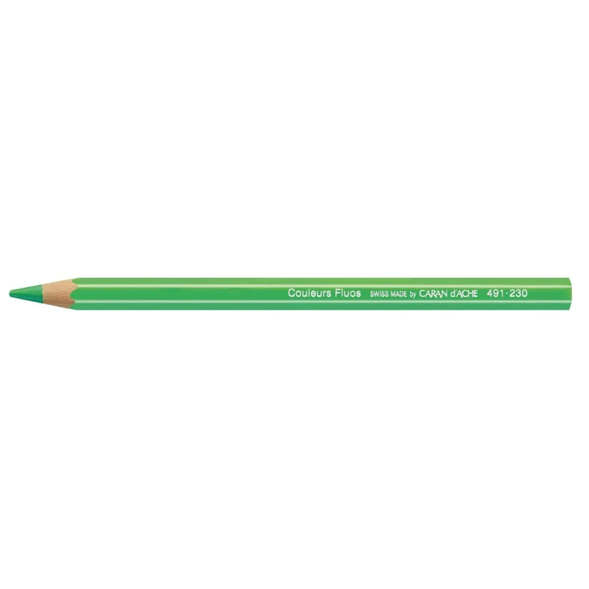 CARAN d'ACHE Fluorescent Color Pencil, Green