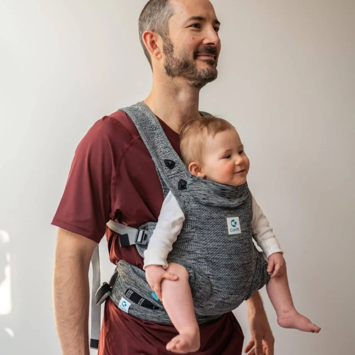 Carifit  Multi-Position Baby Carrier - Cool Grey