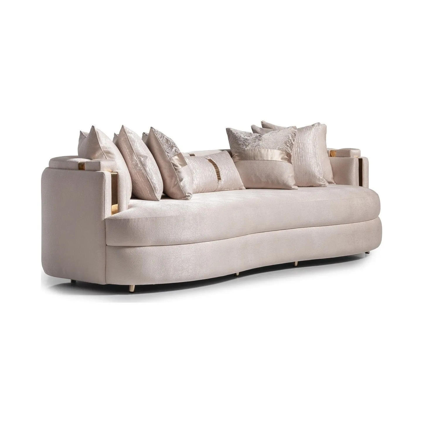 CARMELA Mansion Almond Gold Sofa - Michael Amini