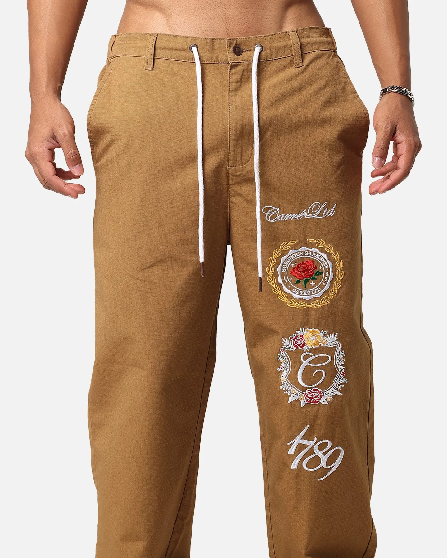 Carre Gorgeous Patch Pants Tobacco