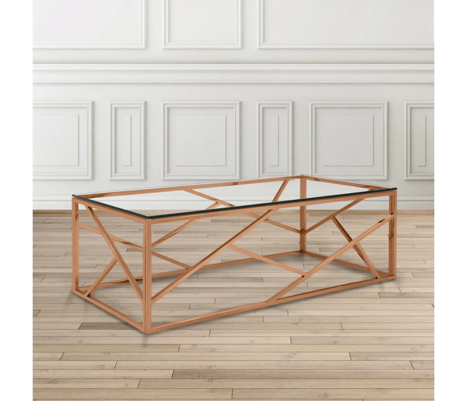 Cartier Coffee Table - Rose Gold