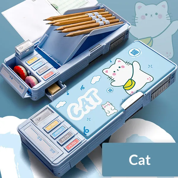 Cartoon Magnetic Pencil Case