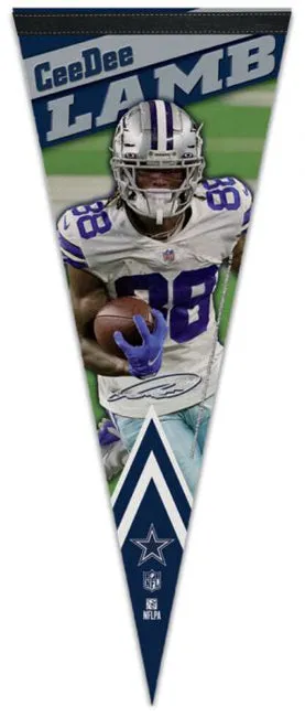 CeeDee Lamb Dallas Cowboys Signature-Series Premium Felt Collector's PENNANT - Wincraft Inc.