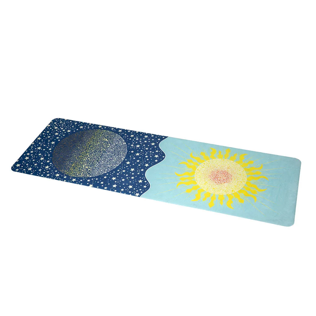 Centra Yoga Mat Foldable Non-Slip Exercise Blue